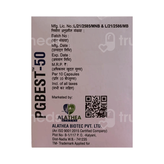Pgbest 50 Mg Capsule 10